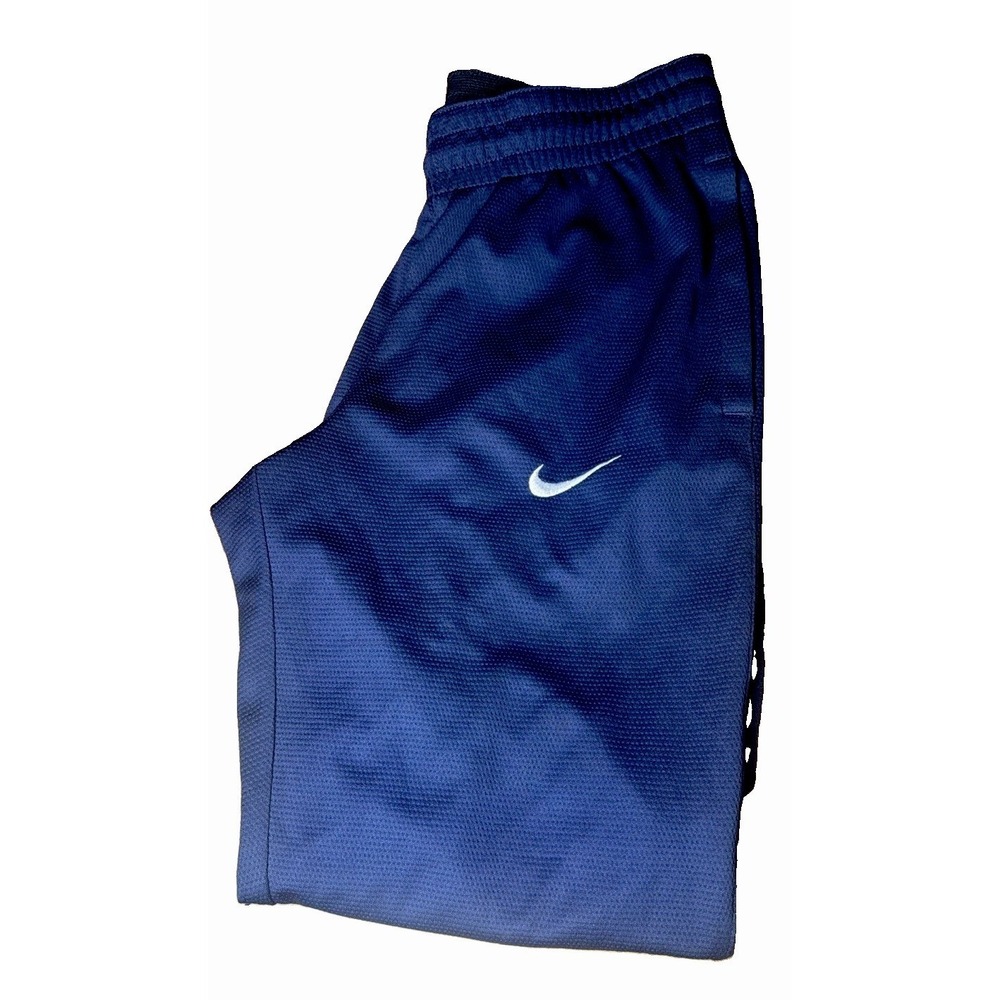 Nike Dri-FIT Men's Small Navy Athletic Training Pants Joggers Zip Pockets - Picture 4 of 4